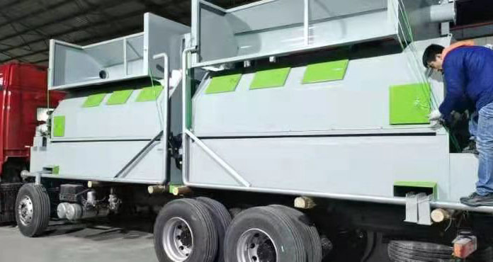 砂石分離機發貨現場